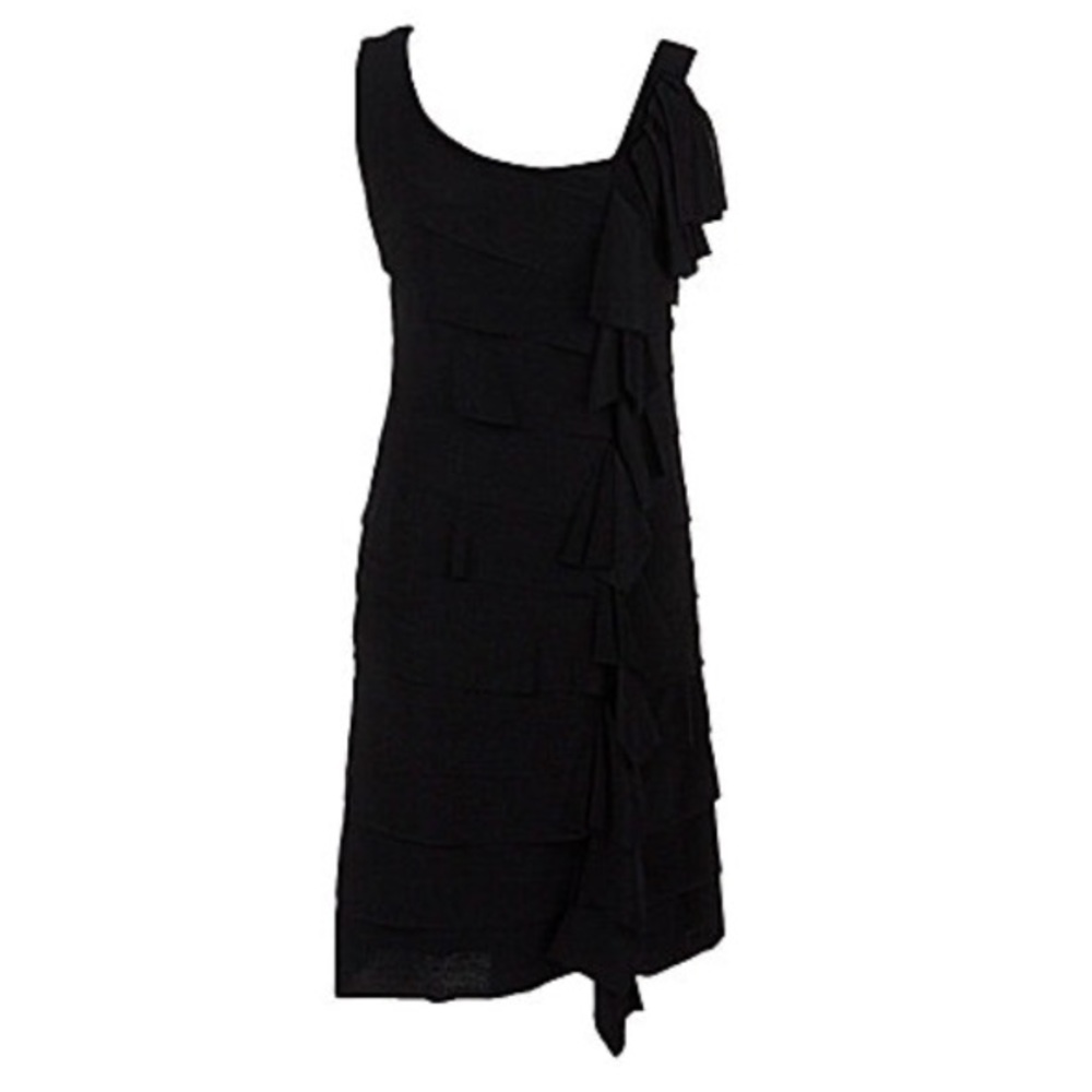Little Black Ruffled Dress (EUC)
